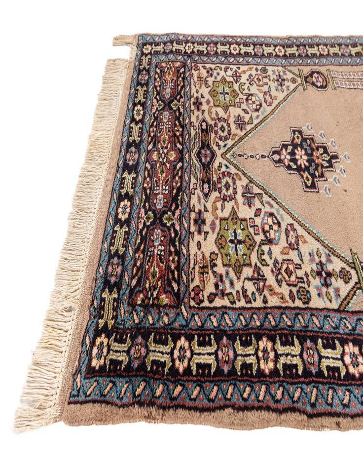 Detail image of  2' 8 x 4' 5  Hand Knotted Lahour Oriental Wool Rug