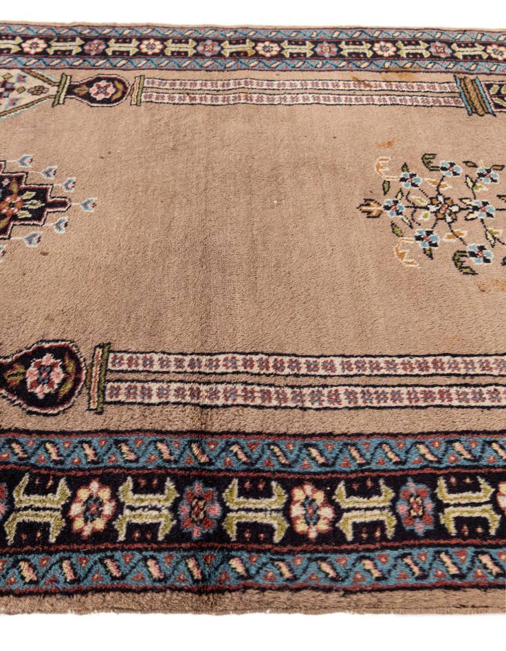 Detail image of  2' 8 x 4' 5  Hand Knotted Lahour Oriental Wool Rug