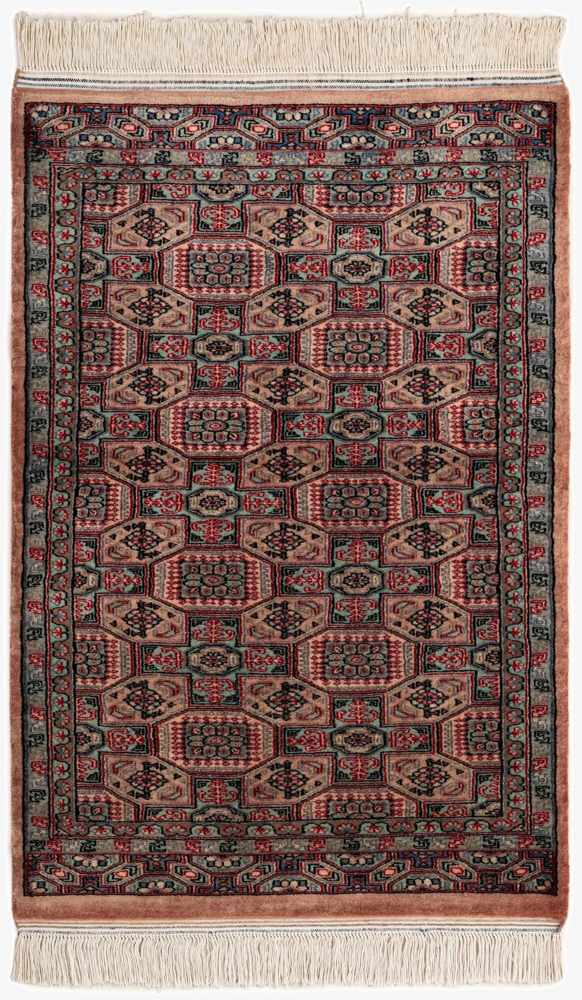  2' 8 x 4'  Hand Knotted Lahour Oriental Wool Rug