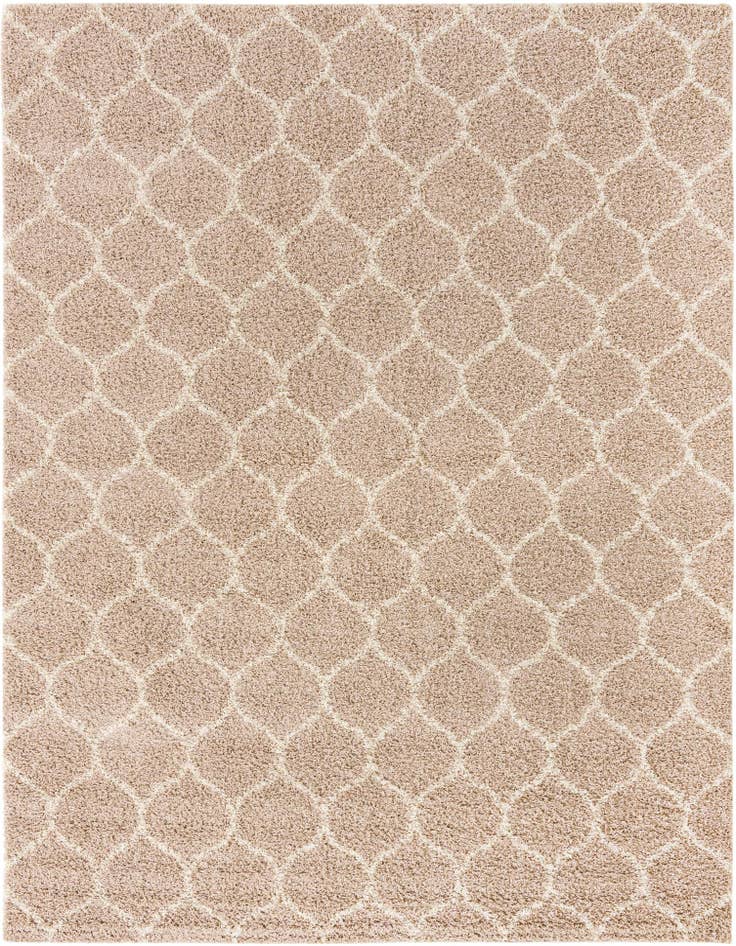 Detail image of  9' x 12' Lattice Shag Rug