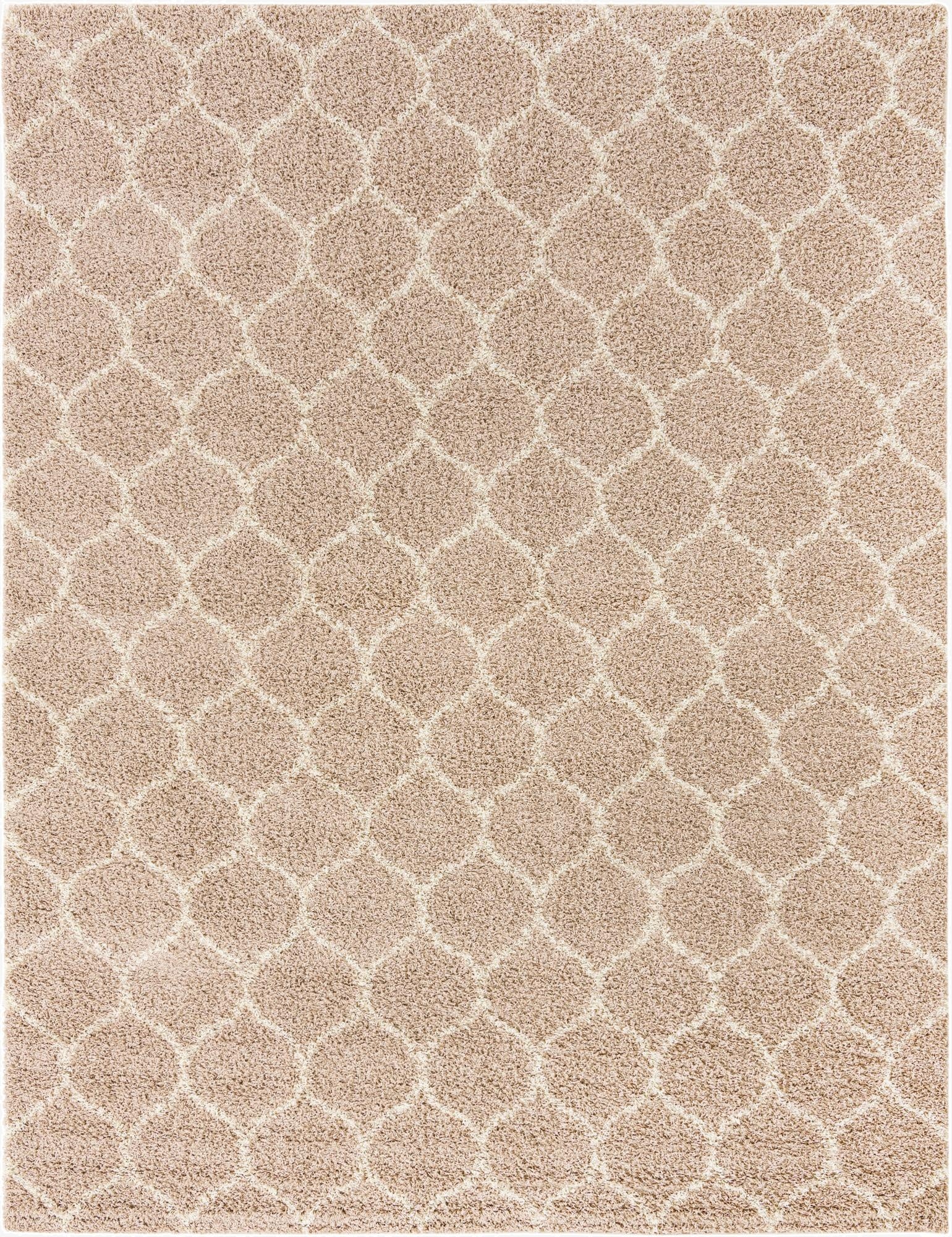  10' x 13' Lattice Shag Rug