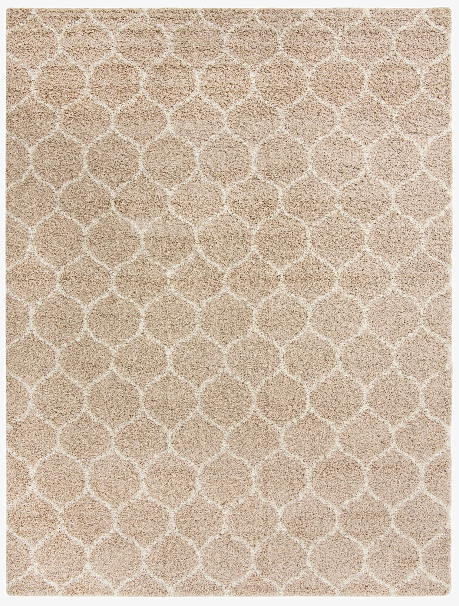  10' 8 x 14' Lattice Shag Rug