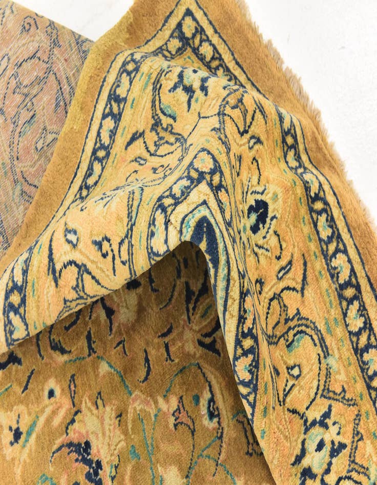 Detail image of  10' x 13' 5  Hand Knotted Mahal Persian Wool Rug