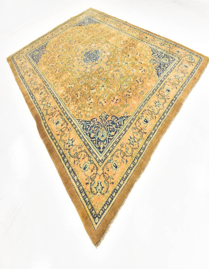 Detail image of  10' x 13' 5  Hand Knotted Mahal Persian Wool Rug