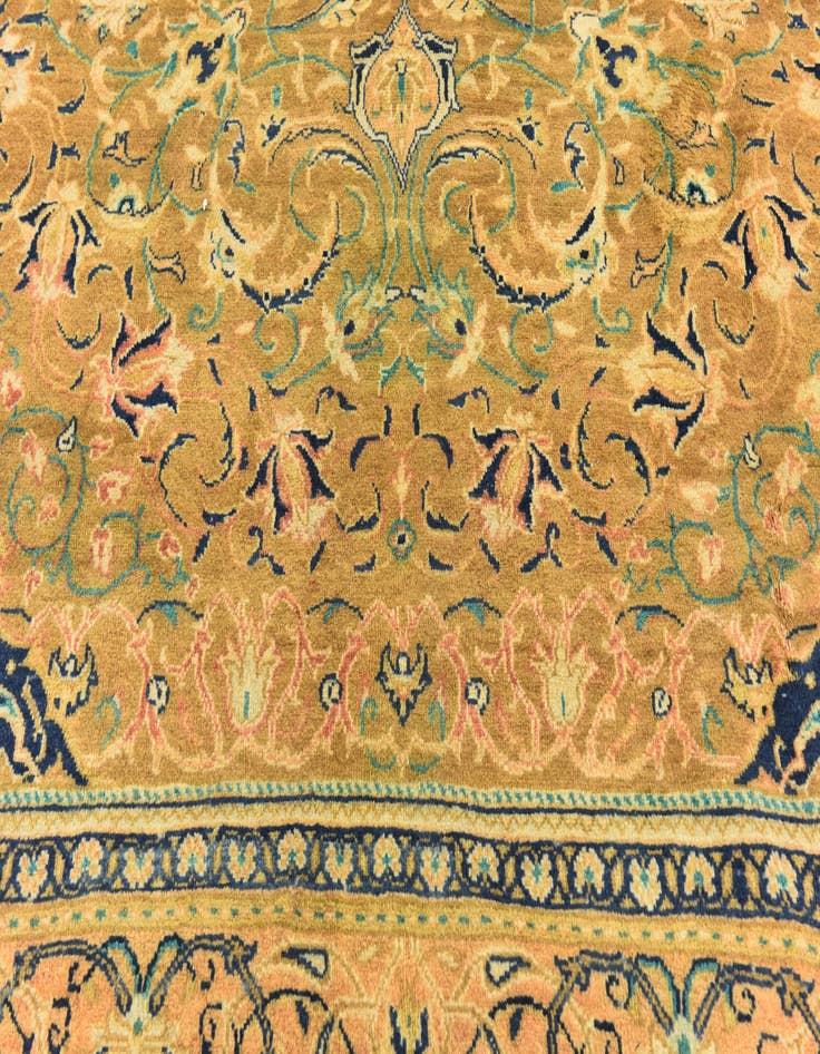 Detail image of  10' x 13' 5  Hand Knotted Mahal Persian Wool Rug