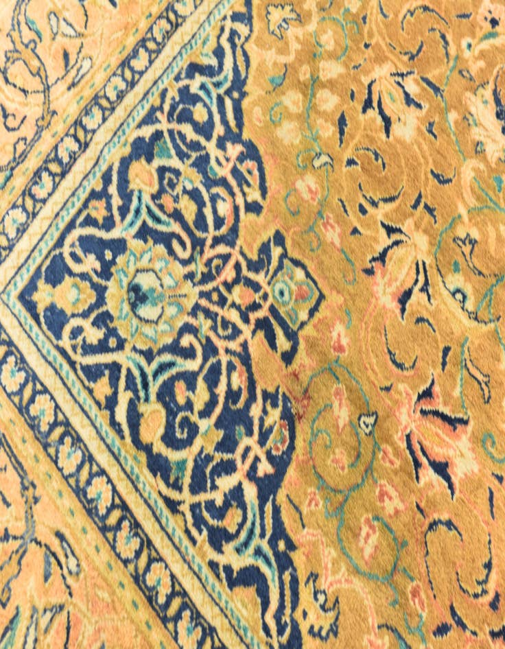 Detail image of  10' x 13' 5  Hand Knotted Mahal Persian Wool Rug