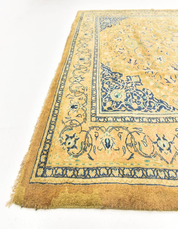 Detail image of  10' x 13' 5  Hand Knotted Mahal Persian Wool Rug