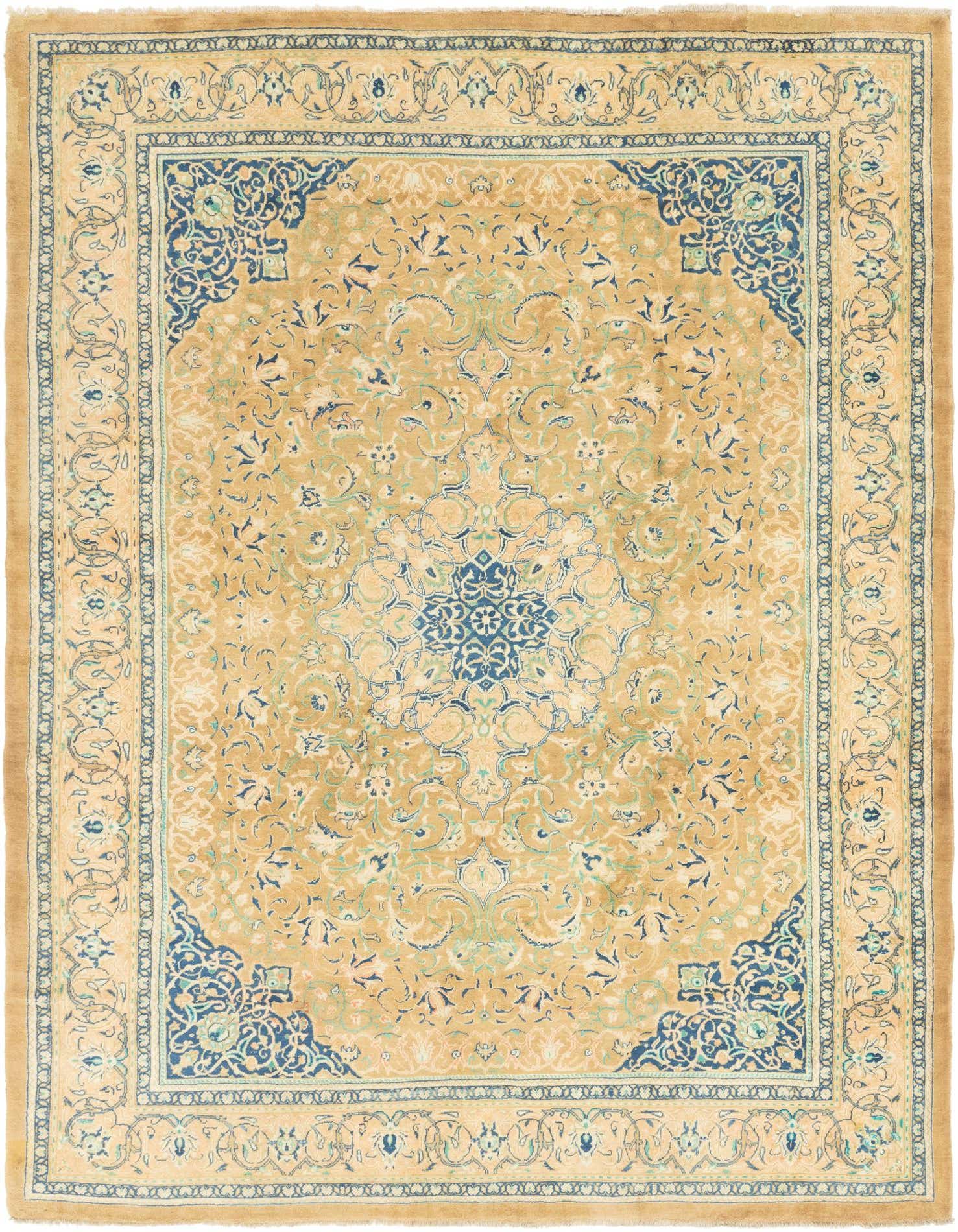 Primary image 10' x 13' 5 Hand Knotted Mahal Persian Wool Rug
