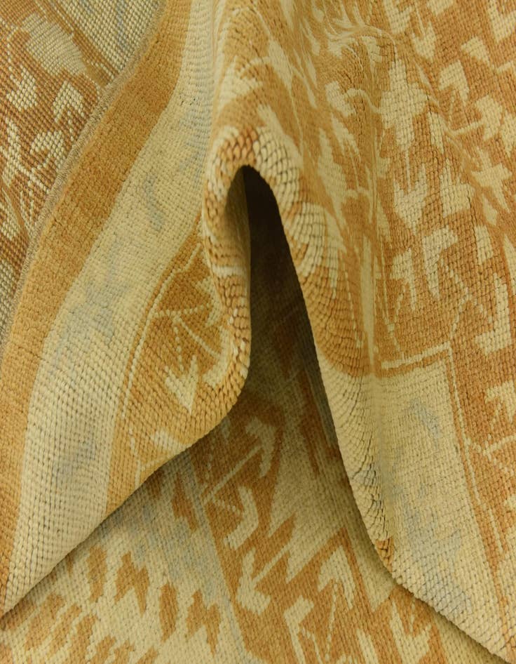 Detail image of  9' x 11' 9  Hand Knotted Mamluk Ziegler Rug