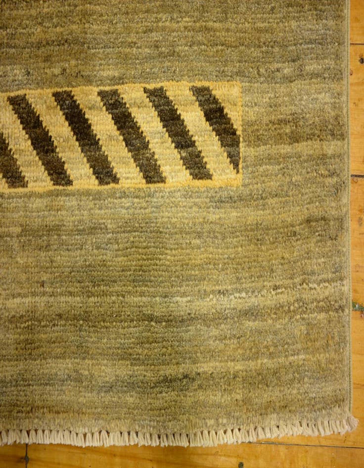 Detail image of  3' 9 x 5' 11  Hand Knotted Modern Ziegler Oriental Rug