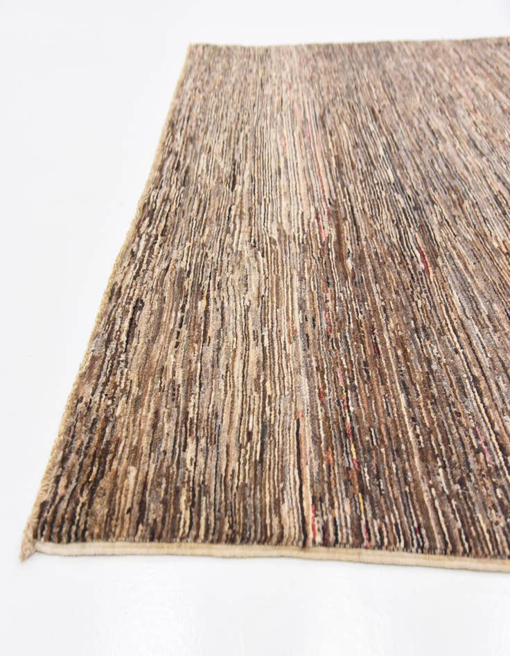 Detail image of  5' x 6' 4  Hand Knotted Modern Ziegler Rug