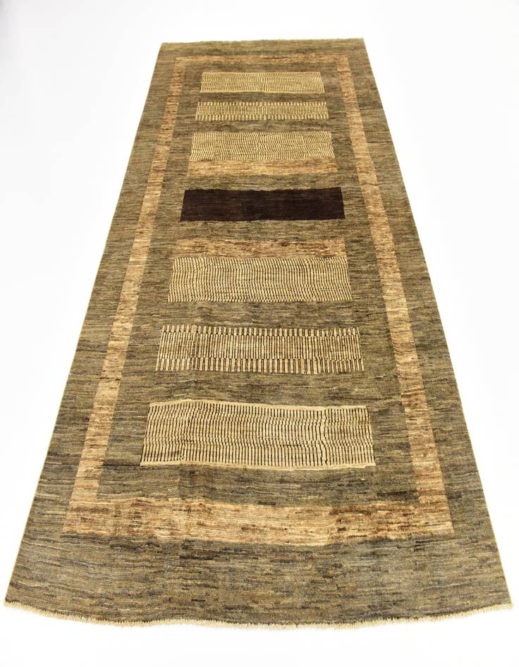 Detail image of  6' 6 x 9' 6  Hand Knotted Modern Ziegler Rug