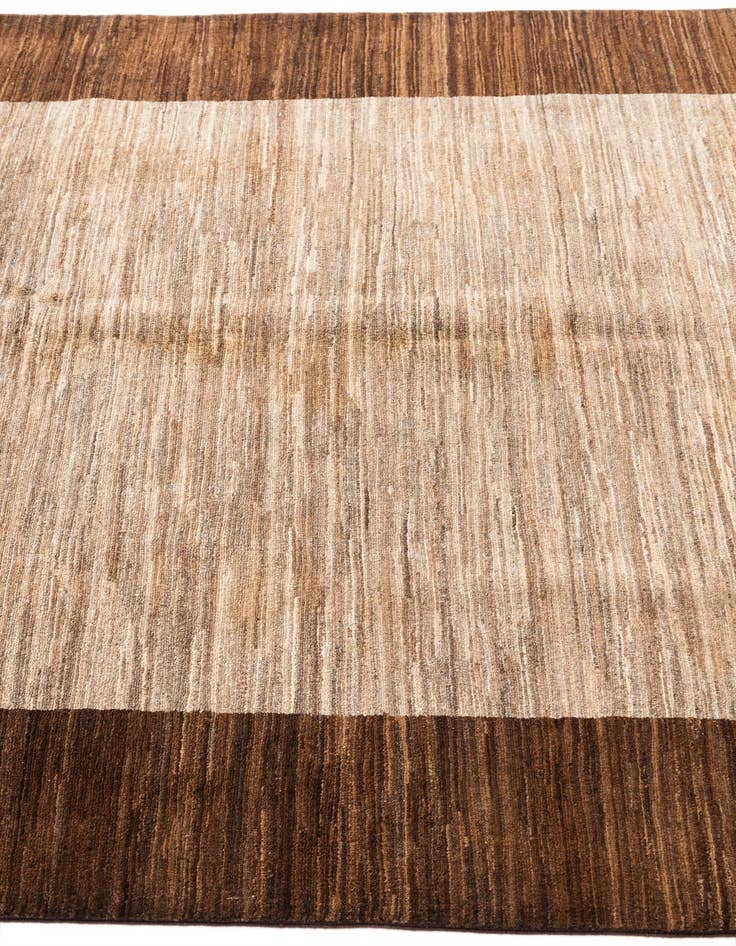 Detail image of  4' 10 x 6' 4  Hand Knotted Modern Ziegler Rug