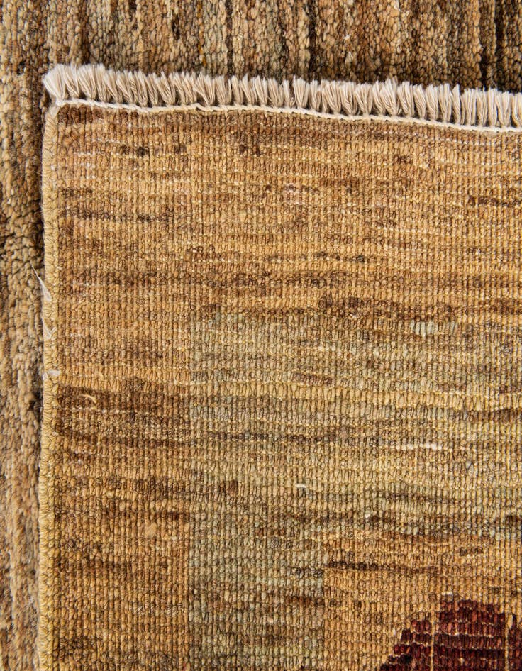 Detail image of  4' 1 x 6' 4  Hand Knotted Modern Ziegler Rug