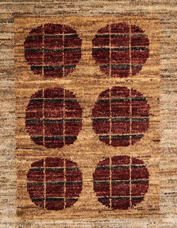 Detail image of  4' 1 x 6' 4  Hand Knotted Modern Ziegler Rug