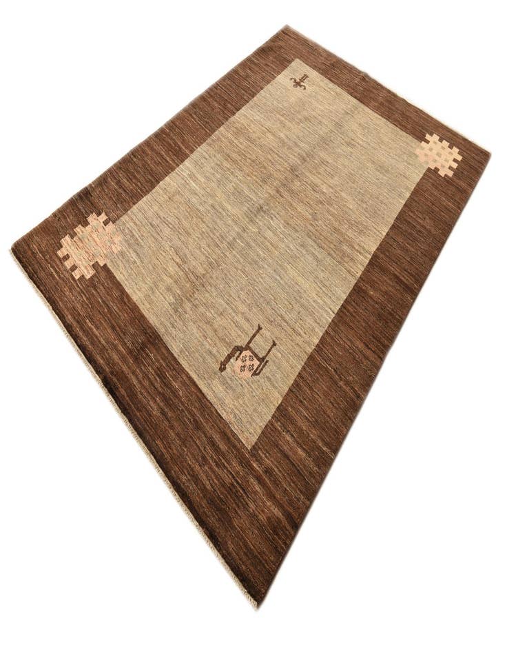 Detail image of  5' 6 x 7' 10  Hand Knotted Modern Ziegler Rug