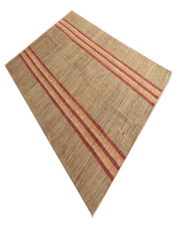 Detail image of  5' 5 x 7' 10  Hand Knotted Modern Ziegler Rug