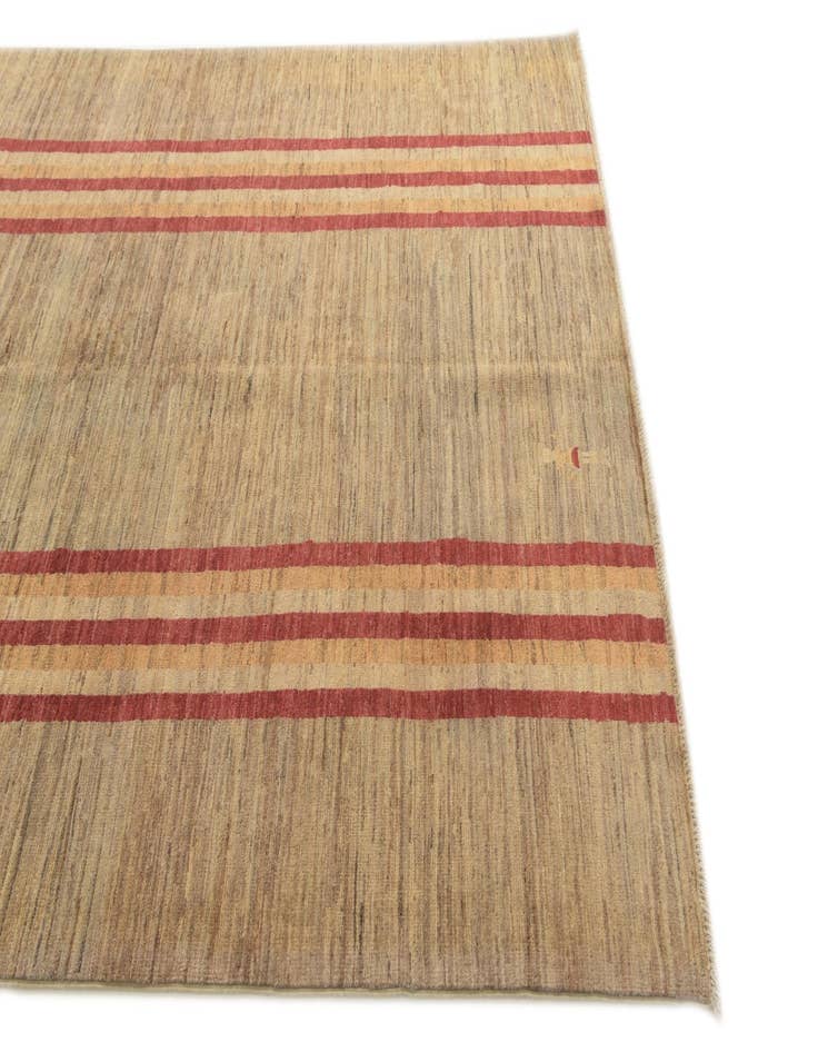 Detail image of  5' 5 x 7' 10  Hand Knotted Modern Ziegler Rug