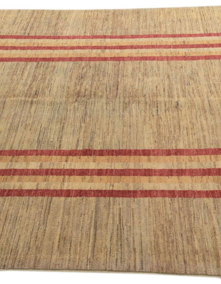 Detail image of  5' 5 x 7' 10  Hand Knotted Modern Ziegler Rug