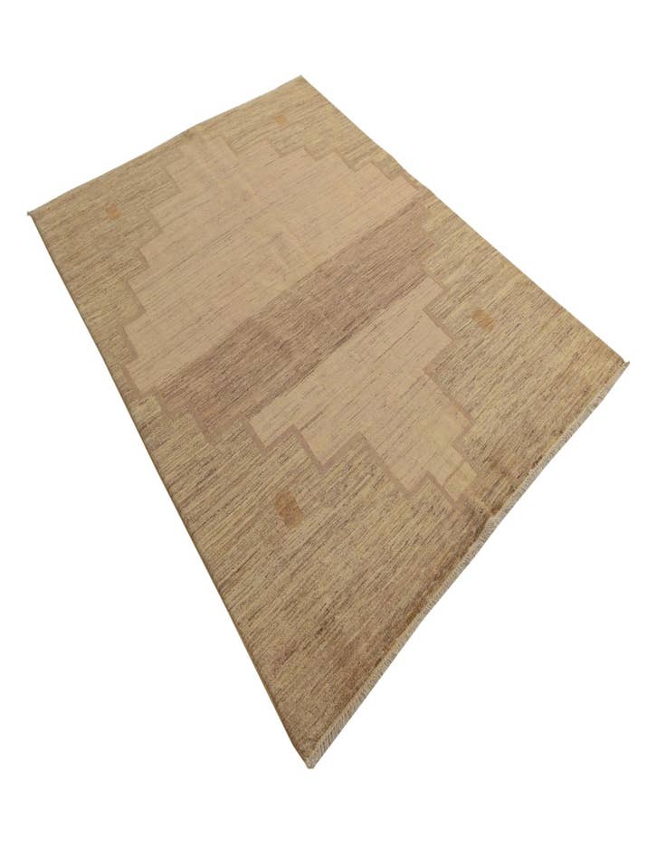 Detail image of  5' 8 x 7' 9  Hand Knotted Modern Ziegler Rug