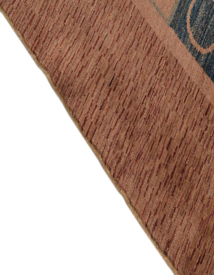 Detail image of  4' 10 x 6'  Hand Knotted Modern Ziegler Rug