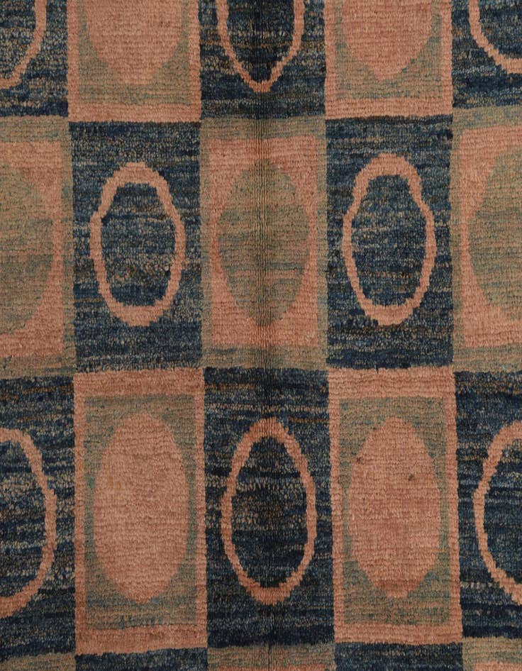 Detail image of  4' 10 x 6'  Hand Knotted Modern Ziegler Rug