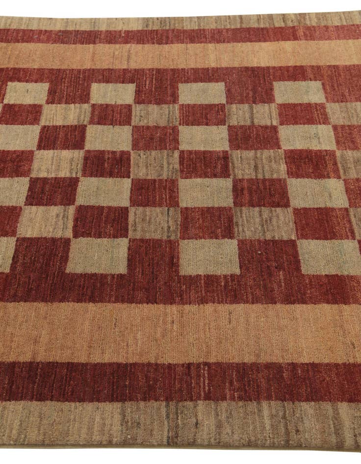 Detail image of  4' 9 x 6' 6  Hand Knotted Modern Ziegler Rug