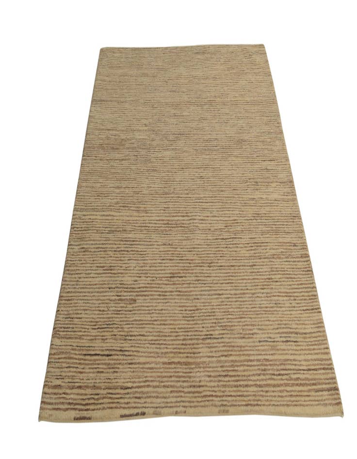 Detail image of  4' 7 x 6' 4  Hand Knotted Modern Ziegler Rug