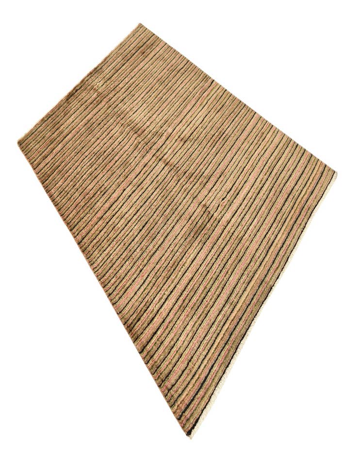 Detail image of  4' 1 x 6' 3  Hand Knotted Modern Ziegler Rug