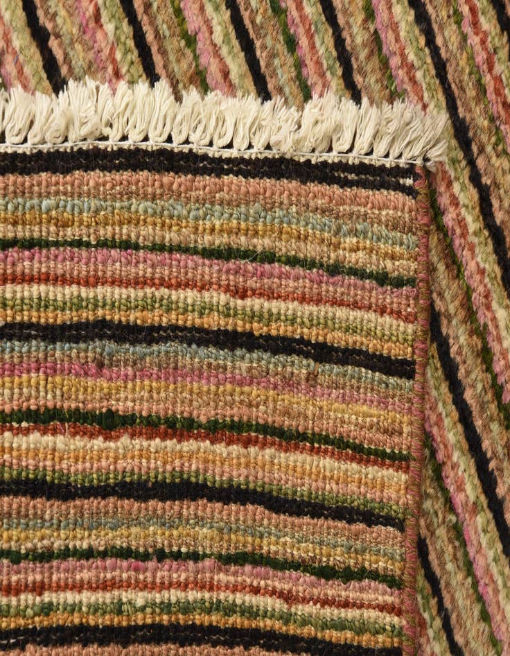 Detail image of  4' 1 x 6' 3  Hand Knotted Modern Ziegler Rug