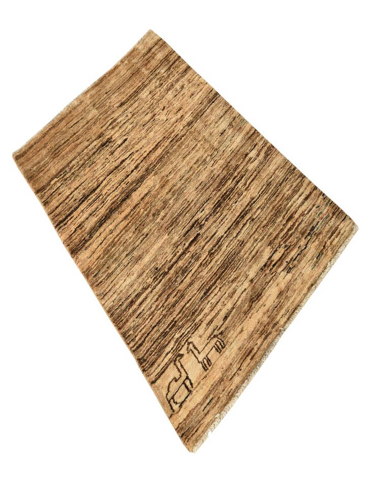 Detail image of  2' 8 x 4' 2  Hand Knotted Modern Ziegler Rug