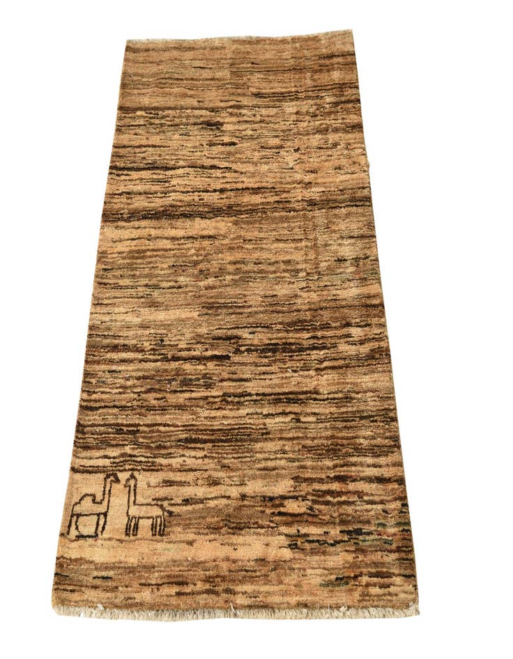 Detail image of  2' 8 x 4' 2  Hand Knotted Modern Ziegler Rug