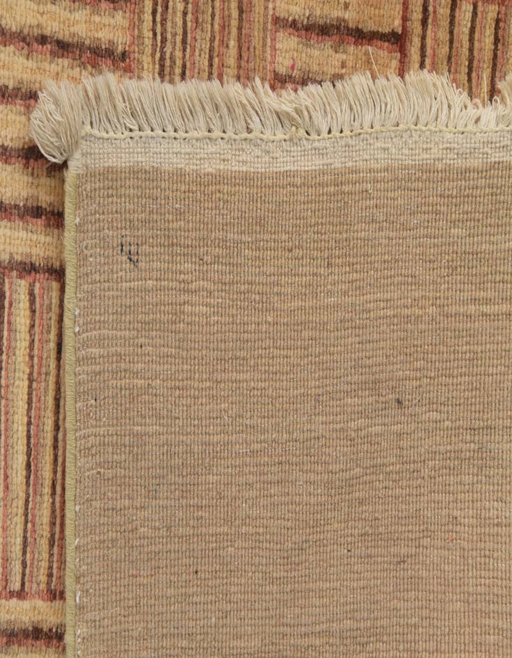 Detail image of  4' 10 x 7'  Hand Knotted Modern Ziegler Oriental Wool Rug