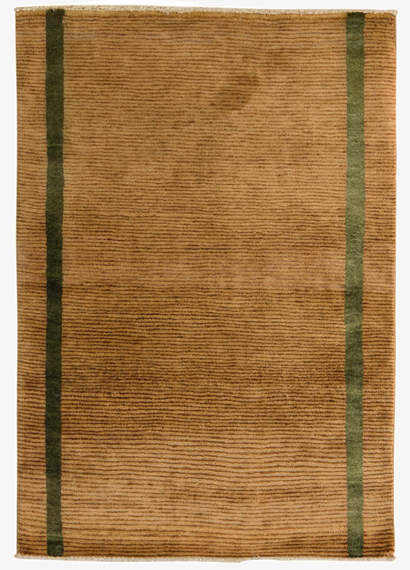  3' 2 x 4' 6  Hand Knotted Modern Ziegler Wool Rug
