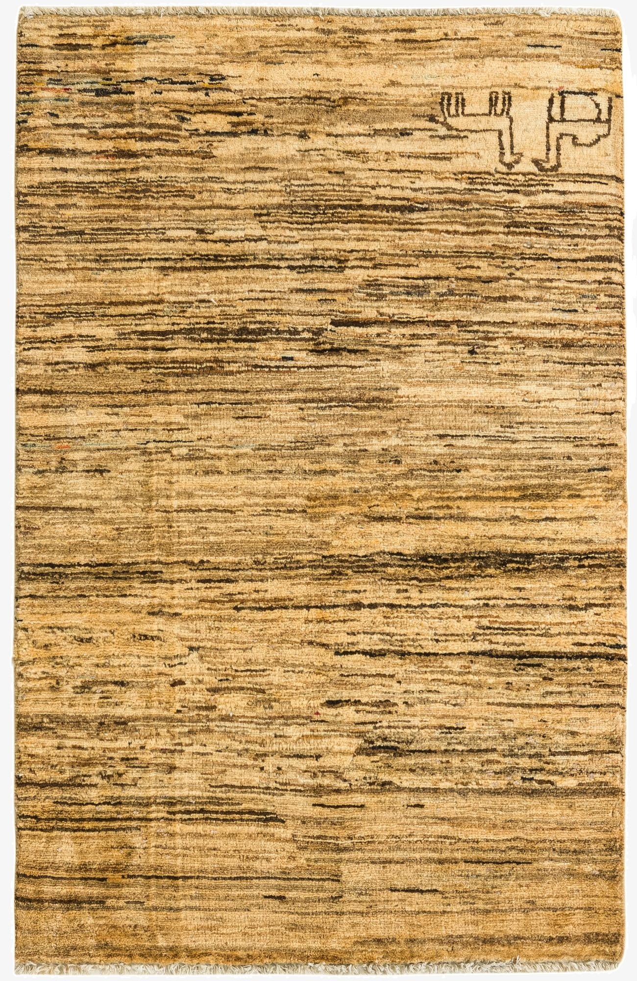  2' 8 x 4' 2  Hand Knotted Modern Ziegler Rug