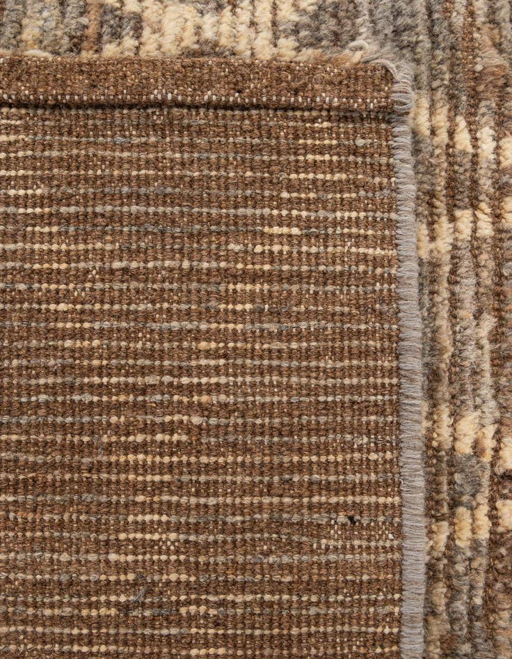Detail image of  4' 9 x 6' 8  Hand Knotted Moroccan Wool Rug