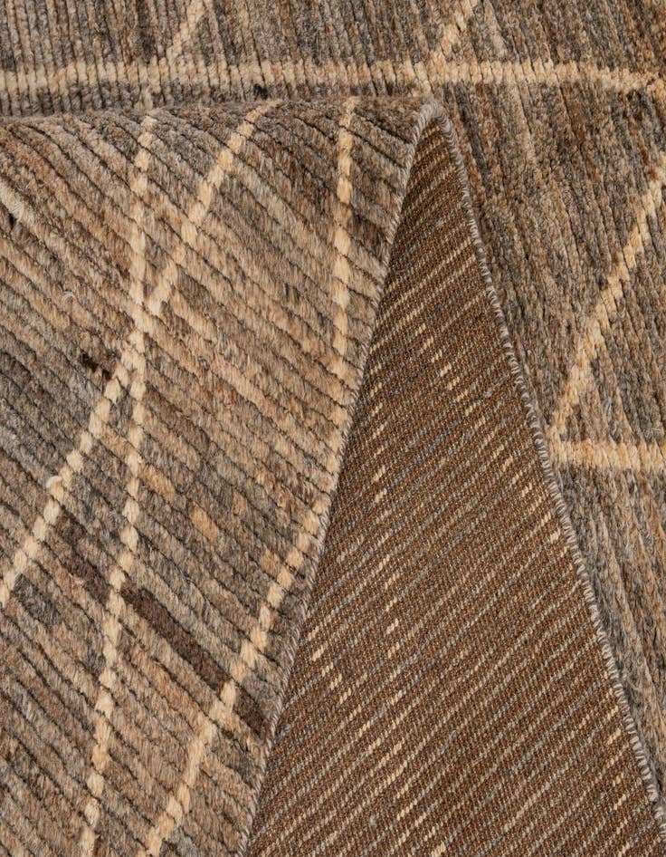 Detail image of  5' 3 x 7' 11  Hand Knotted Moroccan Wool Rug