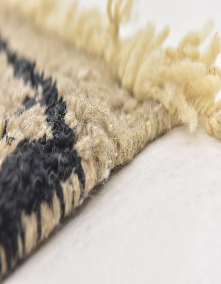 Detail image of  3' 6 x 5' 4  Hand Knotted Moroccan Wool Rug