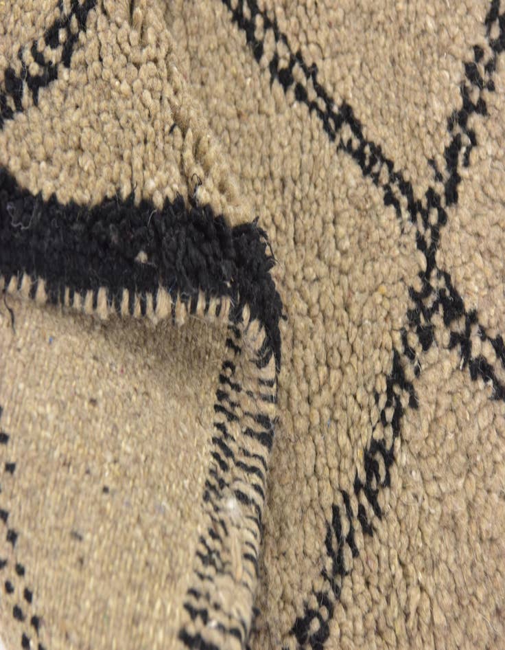Detail image of  3' 6 x 5' 4  Hand Knotted Moroccan Wool Rug