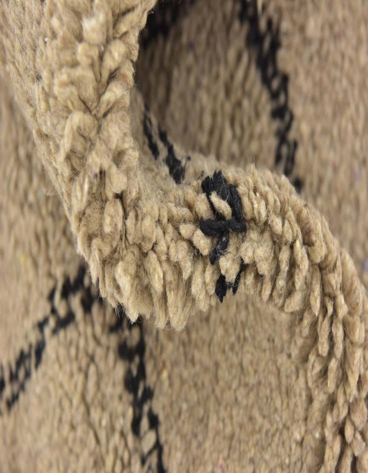 Detail image of  3' 6 x 5' 4  Hand Knotted Moroccan Wool Rug