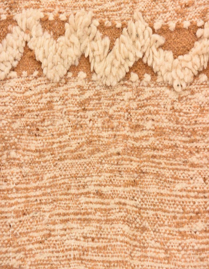 Detail image of  6' 9 x 10'  Hand Knotted Moroccan Wool Rug