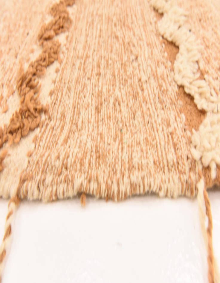 Detail image of  6' 9 x 10'  Hand Knotted Moroccan Wool Rug