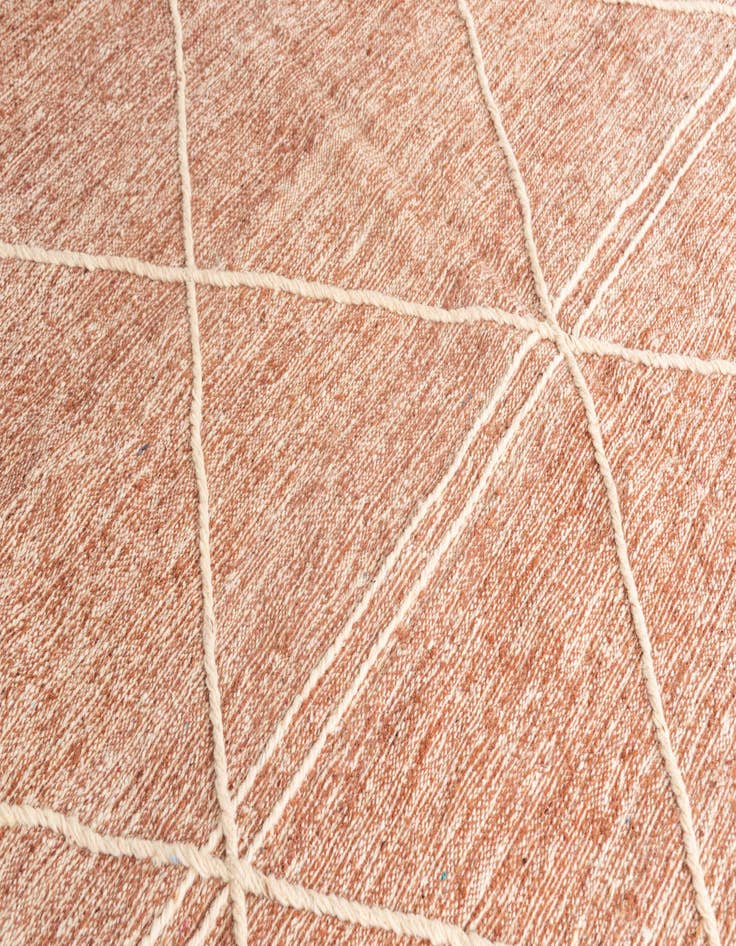 Detail image of  6' 10 x 10' 2  Hand Knotted Moroccan Wool Rug