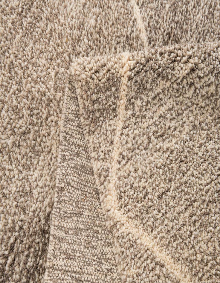 Detail image of  5' 3 x 8' 7  Hand Knotted Moroccan Wool Rug