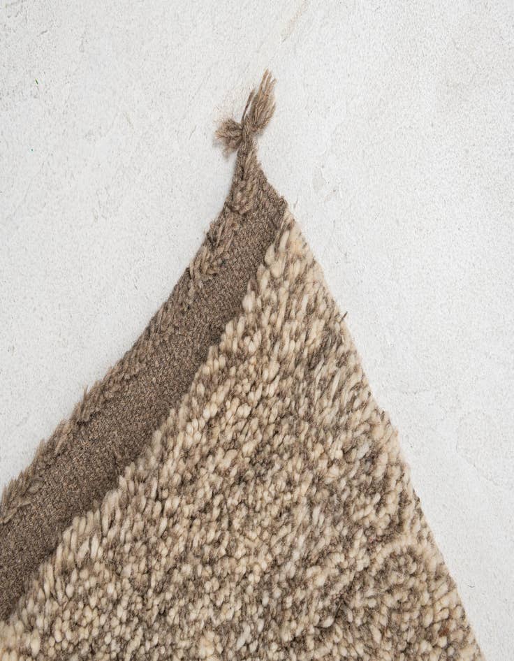 Detail image of  5' 3 x 8' 7  Hand Knotted Moroccan Wool Rug