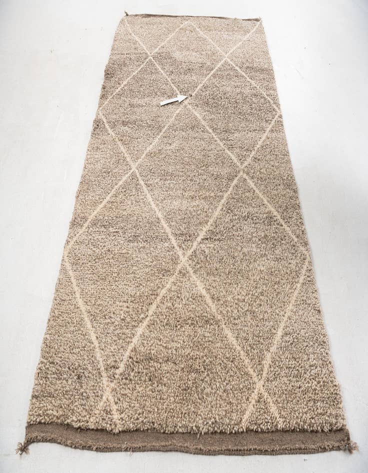 Detail image of  5' 3 x 8' 7  Hand Knotted Moroccan Wool Rug