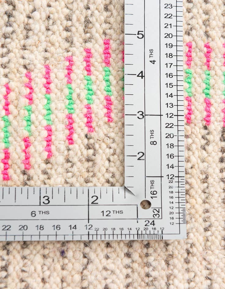 Detail image of  5' x 6' 10  Hand Knotted Moroccan Wool Rug