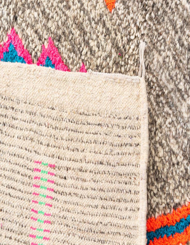 Detail image of  5' x 6' 10  Hand Knotted Moroccan Wool Rug