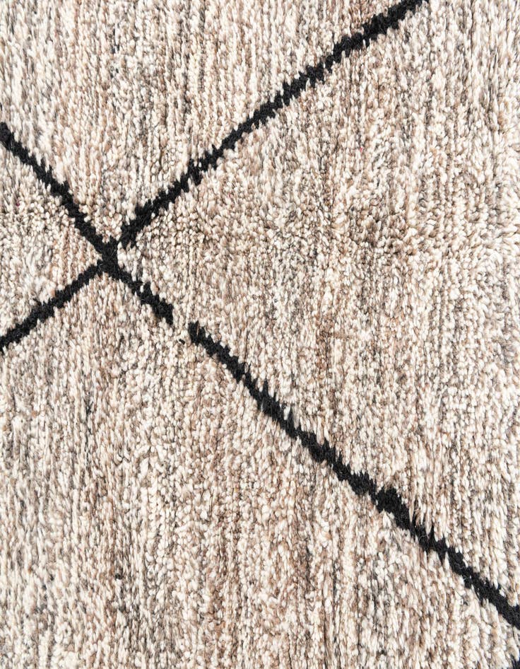 Detail image of  5' x 8' 6  Hand Knotted Moroccan Wool Rug