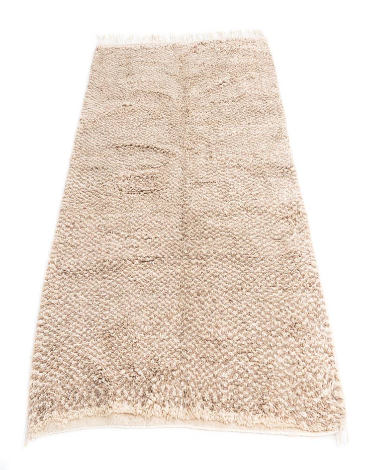 Detail image of  5' x 7'  Hand Knotted Moroccan Wool Rug